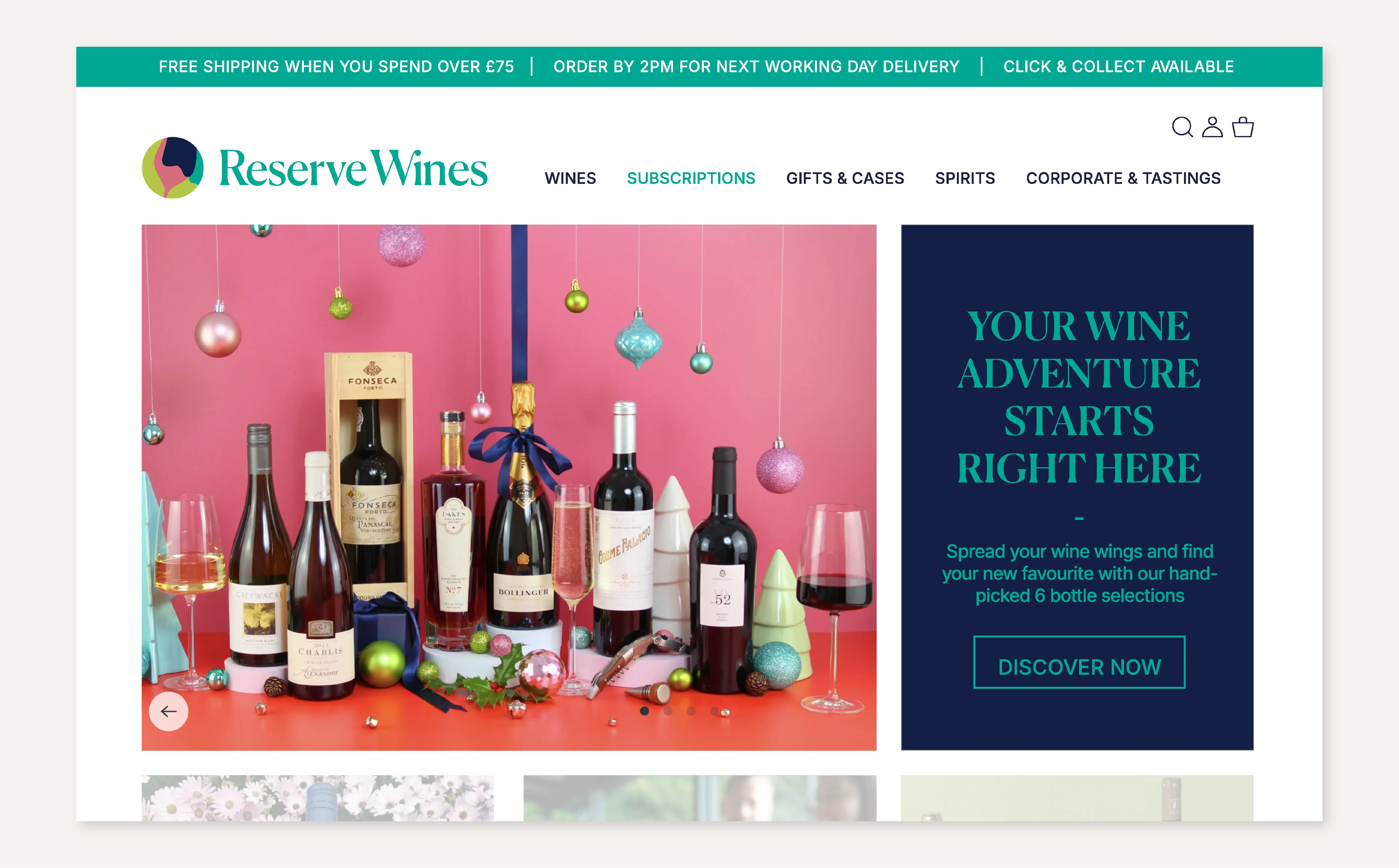 Reserve wines website1