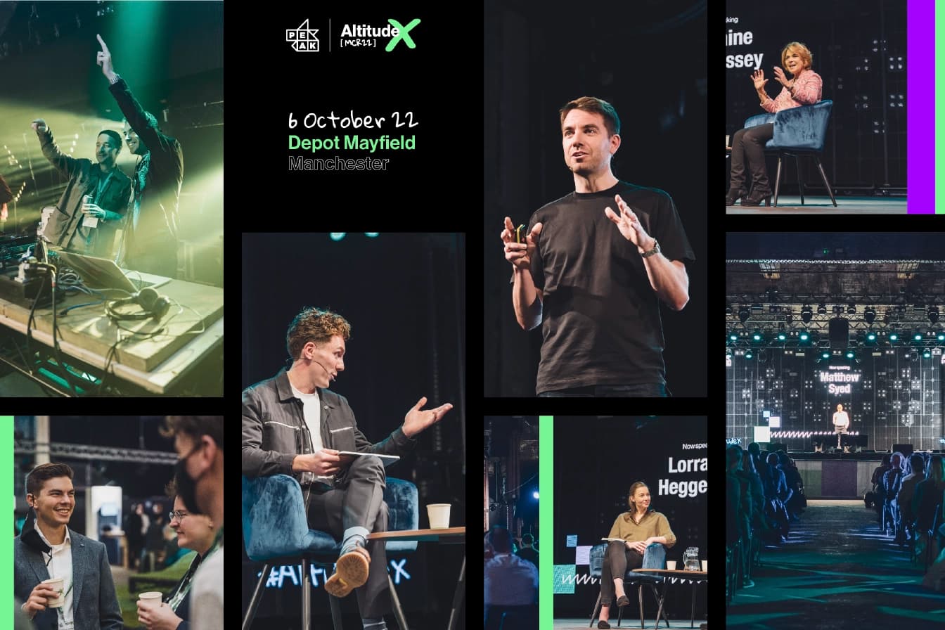 Image of the Peak website's landing page