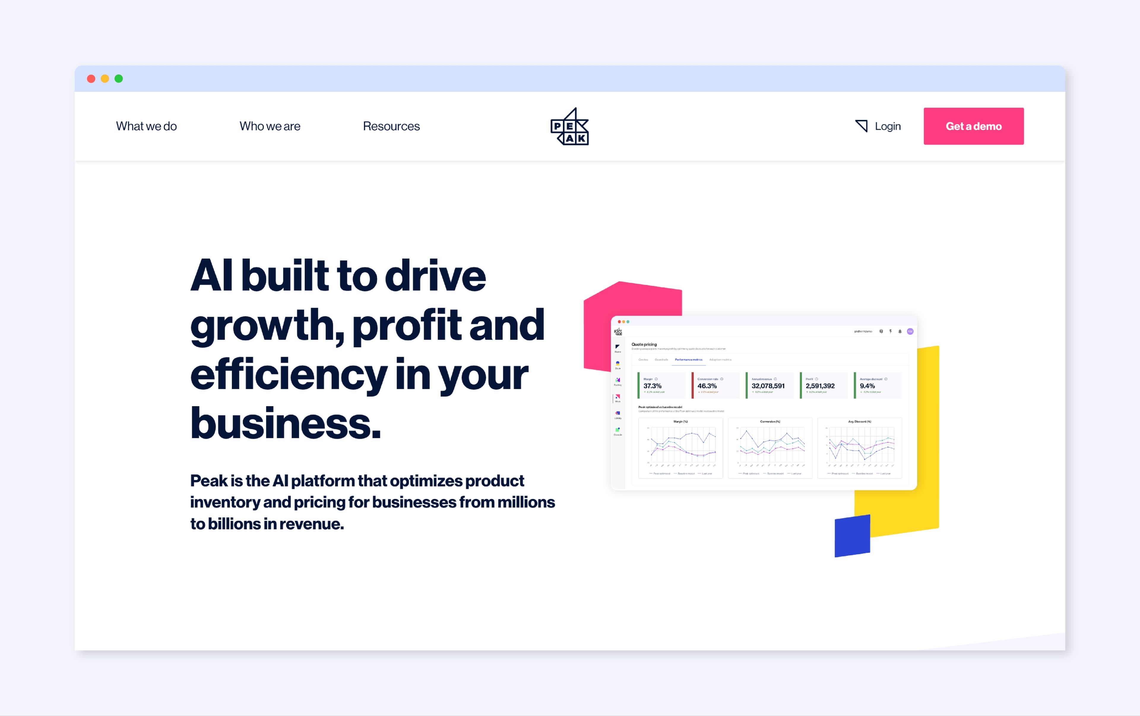 Peak's landing image