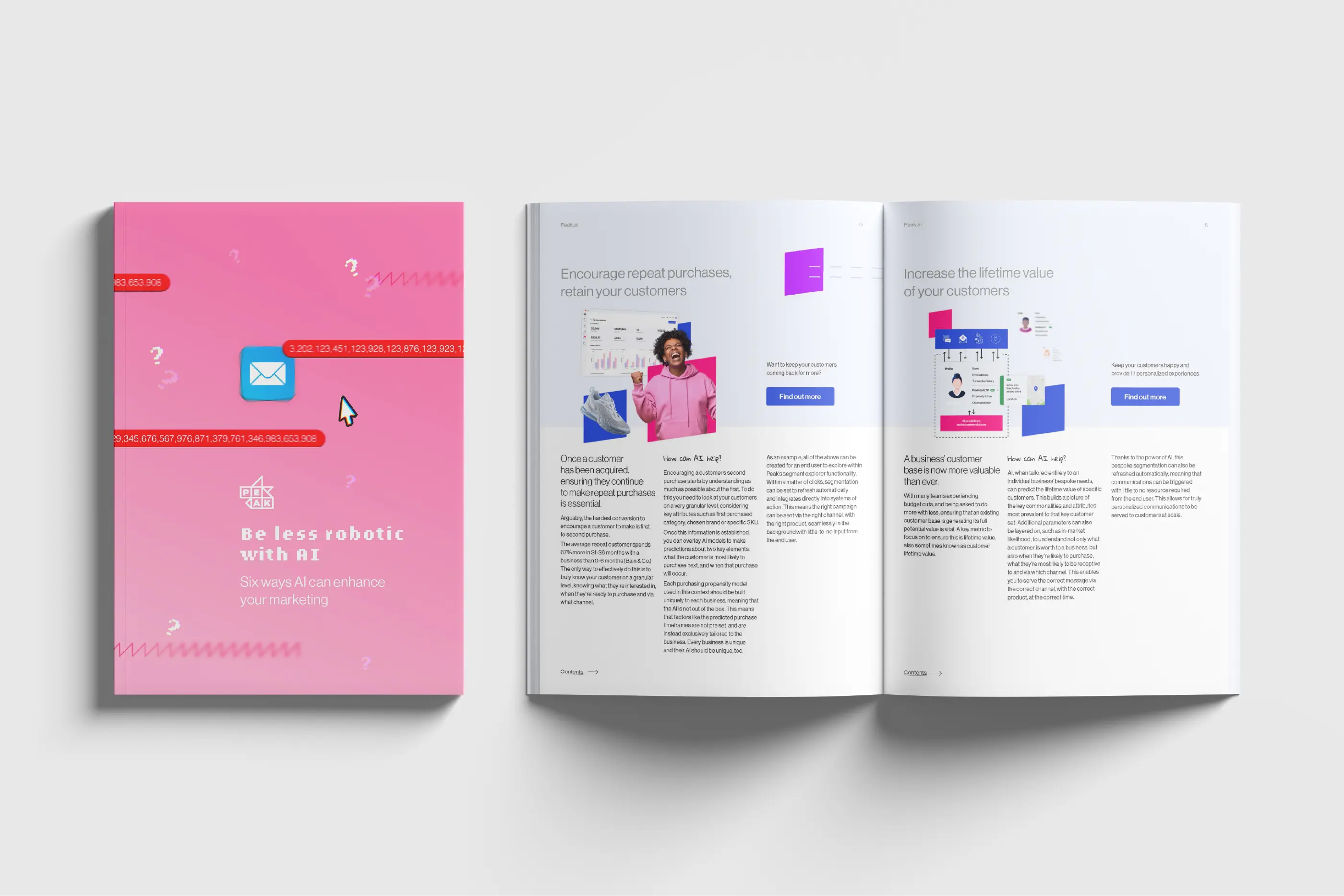 Image of the Peak website's landing page